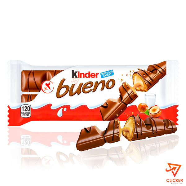 Clicker product 2 PCS KINDER BUENO MILK&HAZELNUT  CHOCOLATE 1615
