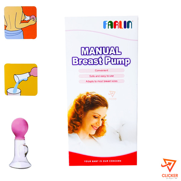 Clicker product FARLIN manual Breast Pump 1854