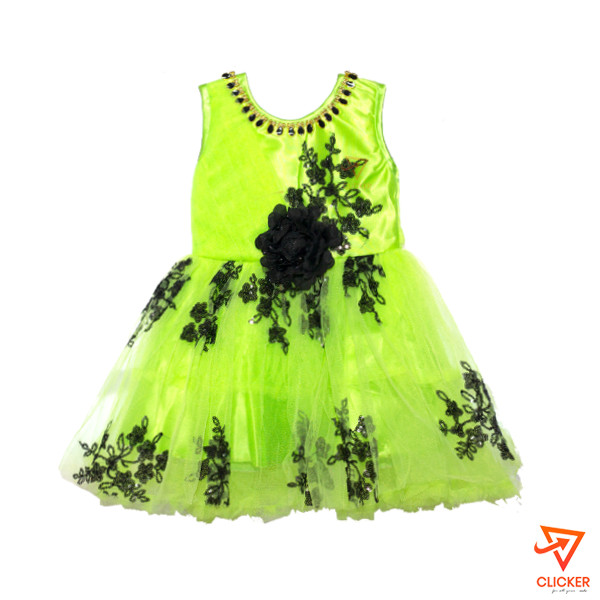 Clicker product INDIAN GREEN PARTY FROCK 2191