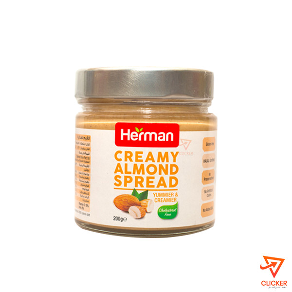 Clicker product 200g HERMAN Creamy Almond Spread 2272