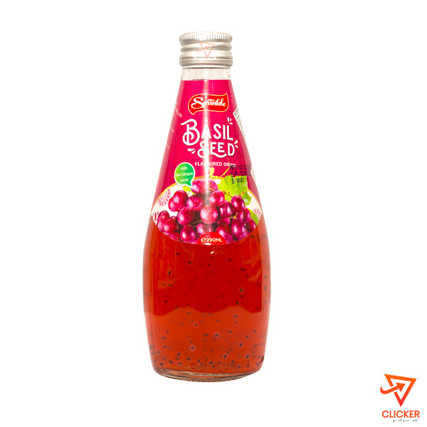 Clicker product 290ML SPRINKLE BASIL SEED FLAVOURED DRINK WITH RED GRAPES JUICE 2435