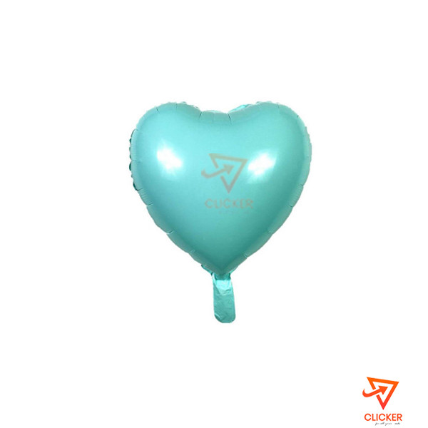Clicker product HEART SHAPED FOIL BALLOON (18'') BLUE 2555