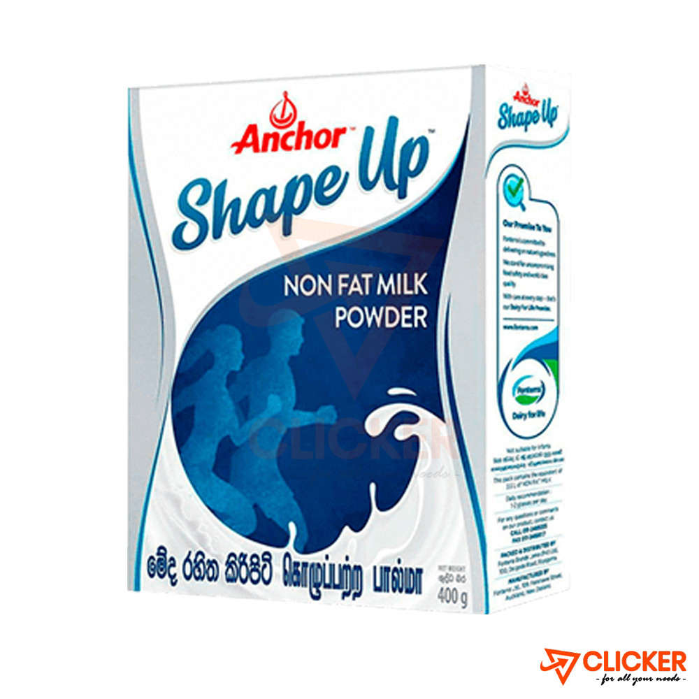 Clicker product 400G ANCHOR Shape Up Non Fat Milk Powder 2721