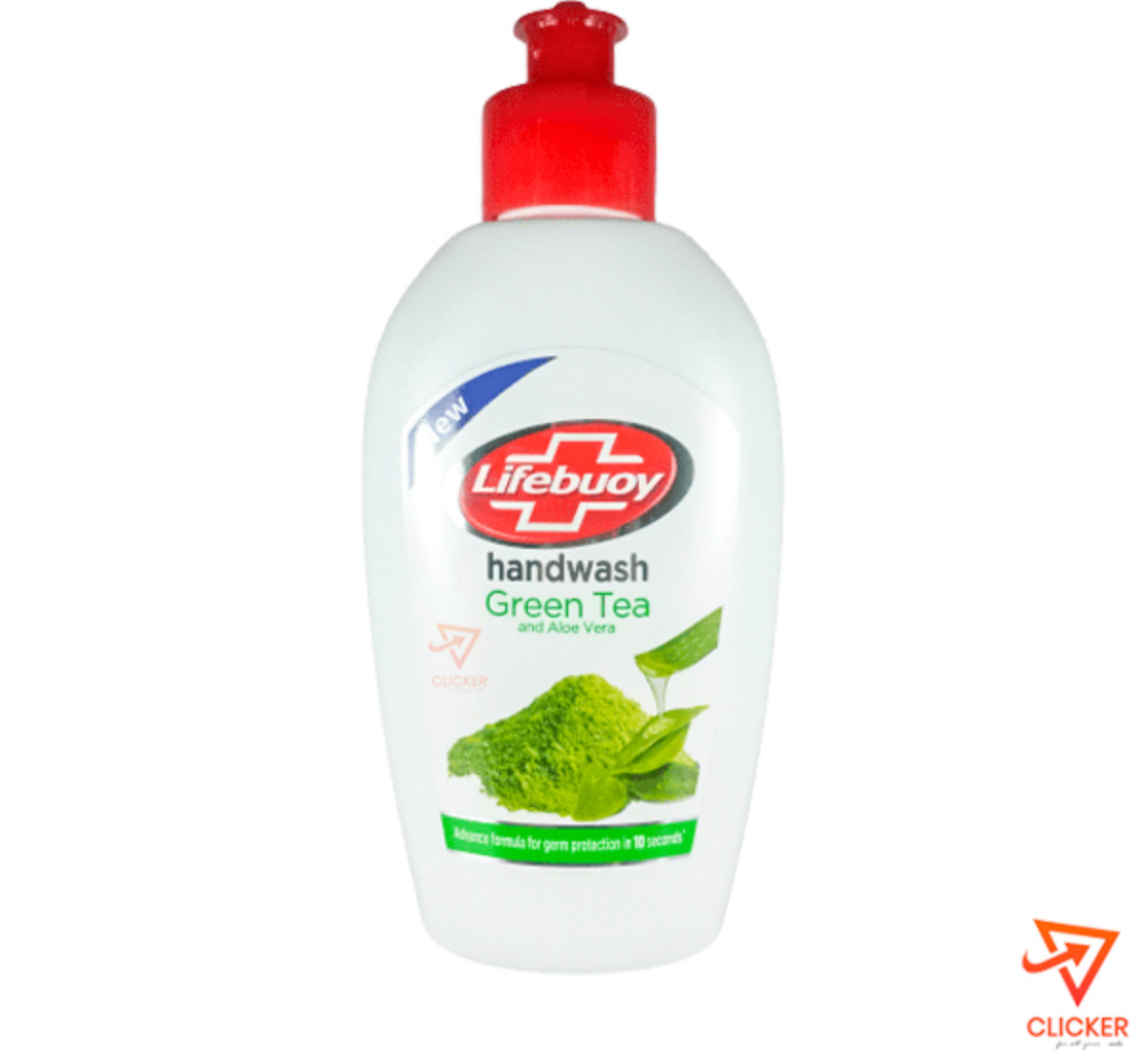 Clicker product 200ml LIFEBUOY handwash greentea and aloevera 1016