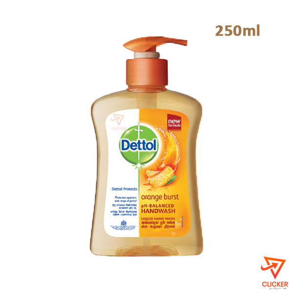 Clicker product 250ml  DETTOL orange burst pH-Balanced handwash 1315