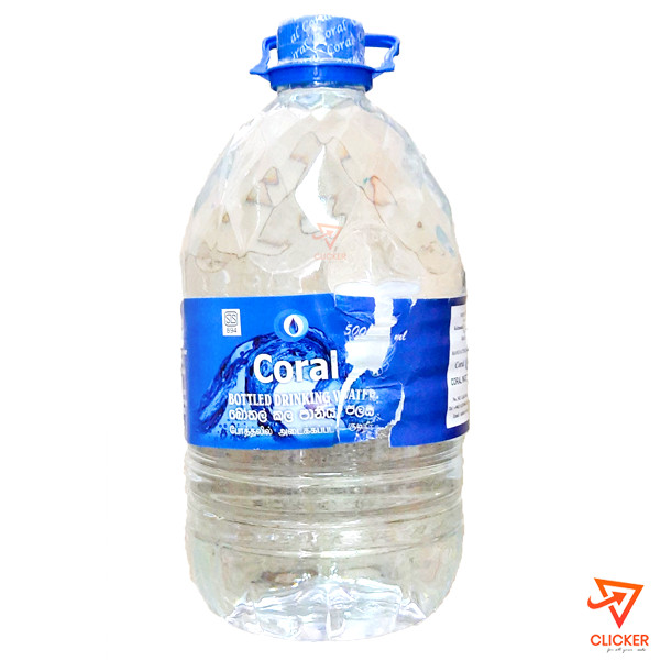Clicker product 5000ml CORAL Bottled dringking water 1442