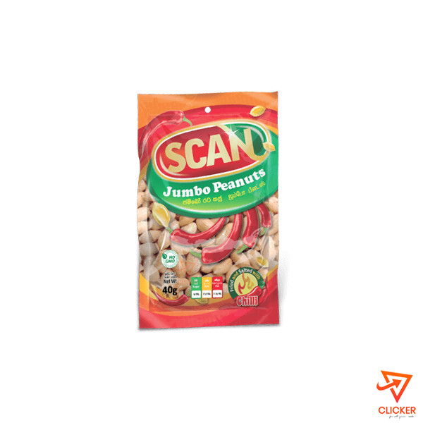 Clicker product 40g SCAN Jumbo peanuts- Fried & salted 1456