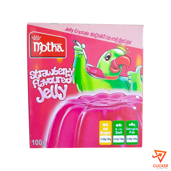 Clicker product 100g Motha Strawberry flavoured jelly 1480