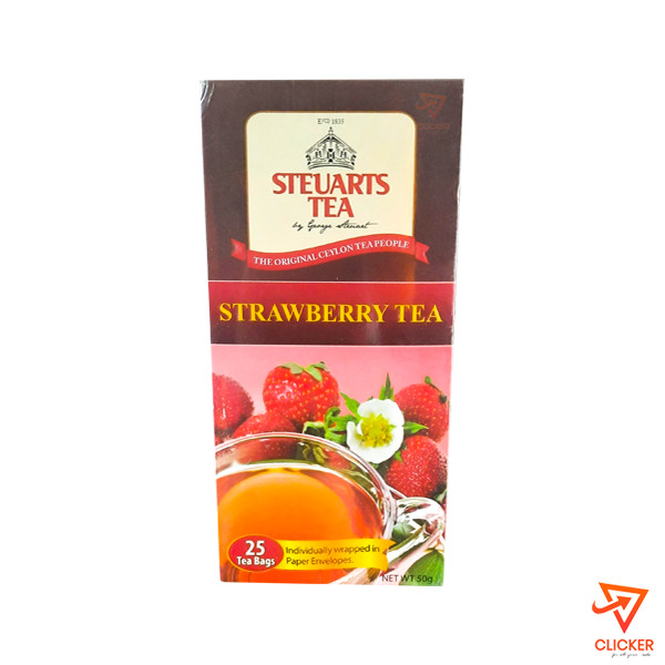 Clicker product 50g STEUARTS Strawberry Tea (25 Bags) 1521