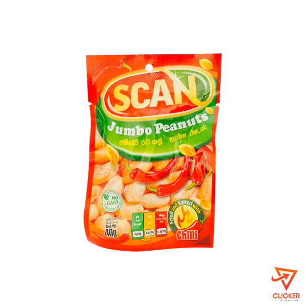 Clicker product 15g SCAN Jumbo peanuts- Fried & salted with chilli 1599