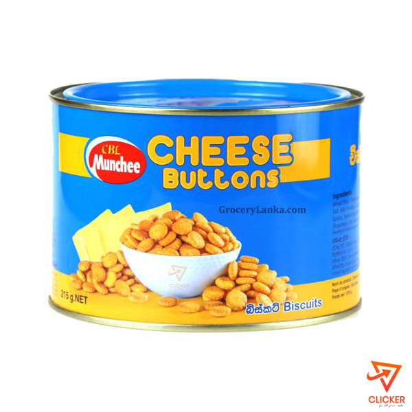 Clicker product 215g MUNCHEE CHEESE BUTTON 2278