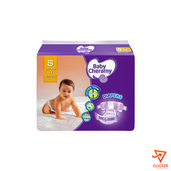Clicker product 24 pcs BABY CHERAMY DIAPERS SMALL 3-7 kg 2377