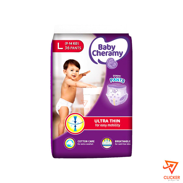 Clicker product 36pcs BABY CHERAMY DIAPERS PANTS LARGE 9-14KG 2382
