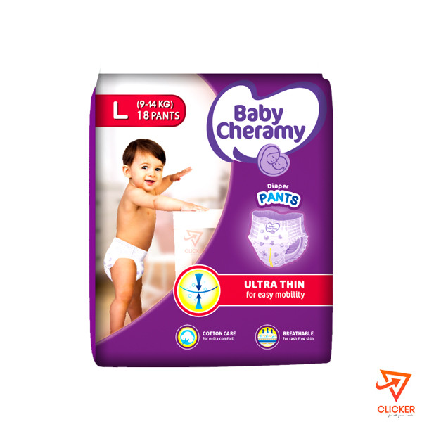 Clicker product 18pcs BABY CHERAMY DIAPERS PANTS LARGE 9-14KG 2381