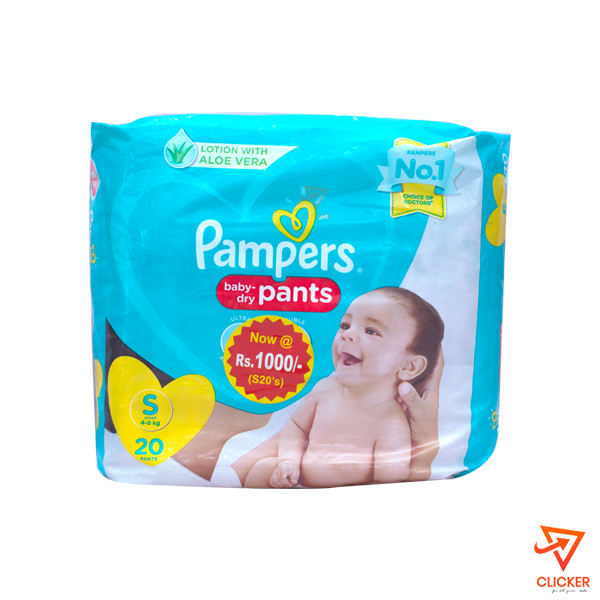 Clicker product 20 pcs PAMPERS BABY DRY PANTS SMALL 4-8 kg 2421