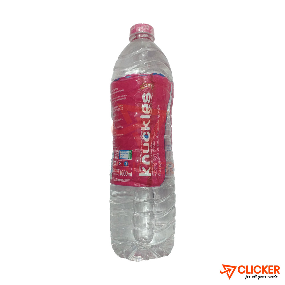 Clicker product 1000ml KNUCKLES MINERAL WATER 2890